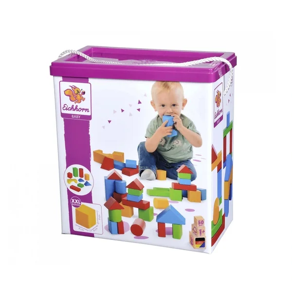 Eichhorn - Coloured Wooden Blocks Baby - Sorting & Stacking Toys - Sorting & Stacking Toys