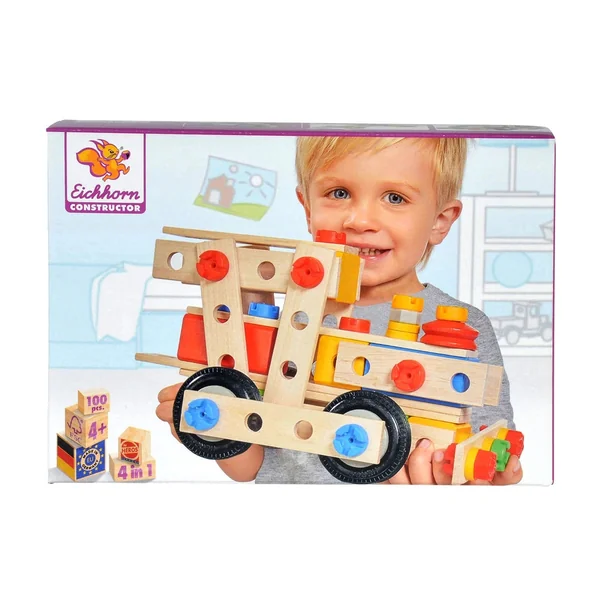 Eichhorn - Constructor 4 in 1 - 100 Pcs - Construction Set Toys - Construction Set Toys