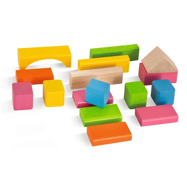Eichhorn - Wooden Blocks - 60 Pcs - Sorting & Stacking Toys - Sorting & Stacking Toys