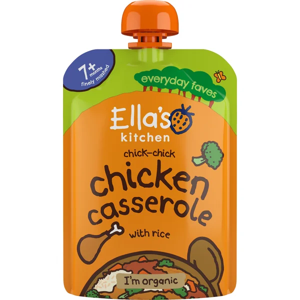Ella's Kitchen BIO Pudding de poulet avec riz (130 g)