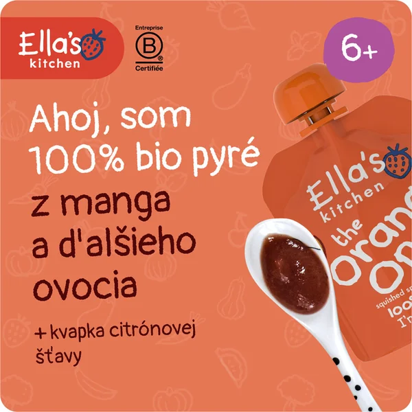 Ella's Kitchen BIO Purée de fruits à la mangue (90 g)