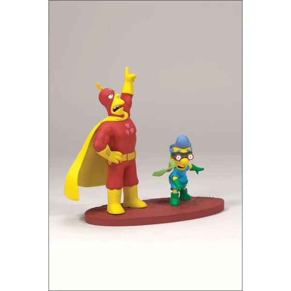 (emballage endommagé) Figurines The Simpsons Radioactive Man & Fallout Boy, McFarlane 2007