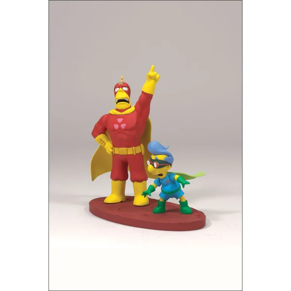 (emballage endommagé) Figurines The Simpsons Radioactive Man & Fallout Boy, McFarlane 2007