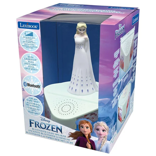 ENCEINTE BLUETOOTH AVEC FIGURINE LUMINEUSE ELSA