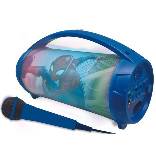 ENCEINTE BLUETOOTH® SANS-FIL LUMINEUSE AVEC MICRO SPIDER-MAN
