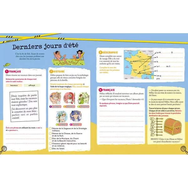 ENQUETES EN VACANCES - DU CM2 A LA 6E