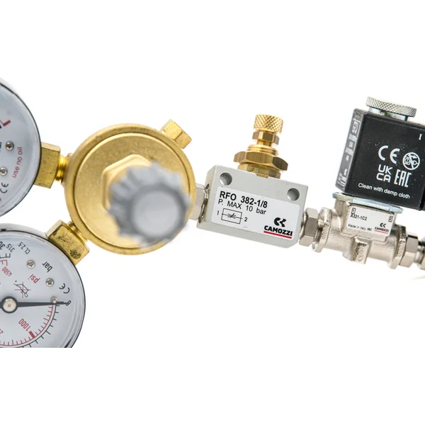 Ensemble complet CO2 avec arrêt nocturne sans bouteille avec filetage G 3/4