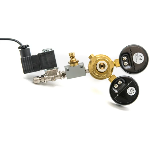 Ensemble complet CO2 avec arrêt nocturne sans bouteille avec filetage G 3/4