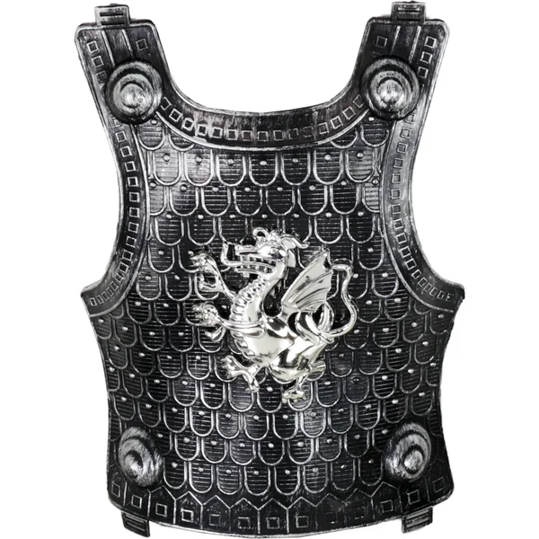 Ensemble de chevalier argenté