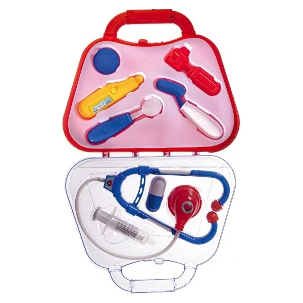 Ensemble de docteur/médecin en plastique dans une mallette en plastique