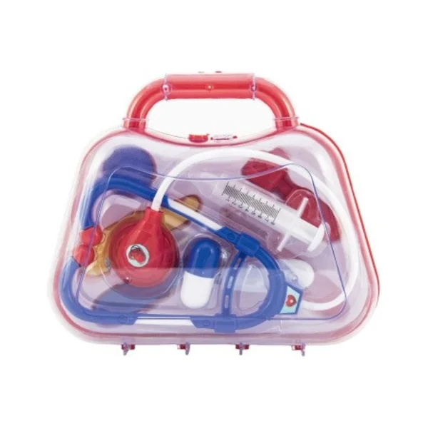 Ensemble de docteur/médecin en plastique dans une mallette en plastique