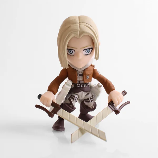 EREN & ANNIE PACK 2 FIGURINES ATTACK ON TITAN SDDC 2017 LOYAL SUBJECTS 8 CM