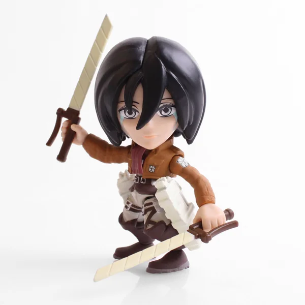 EREN & MIKASA PACK 2 FIGURINES ATTACK ON TITAN SDDC 2017 LOYAL SUBJECTS 8 CM