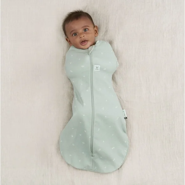ERGOPOUCH Couverture et sac de couchage 2 en 1 Cocoon Sage 0-3 m, 3-6 kg, 0,2 tog