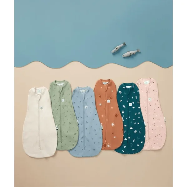 ERGOPOUCH Couverture et sac de couchage 2 en 1 Cocoon Willow 0-3 m, 3-6 kg, 1 tog