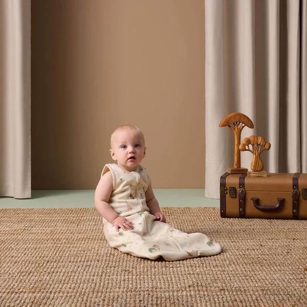 ERGOPOUCH Sac de couchage en coton biologique Jersey Savannah 3-12 m, 6-10 kg, 0,2 tog