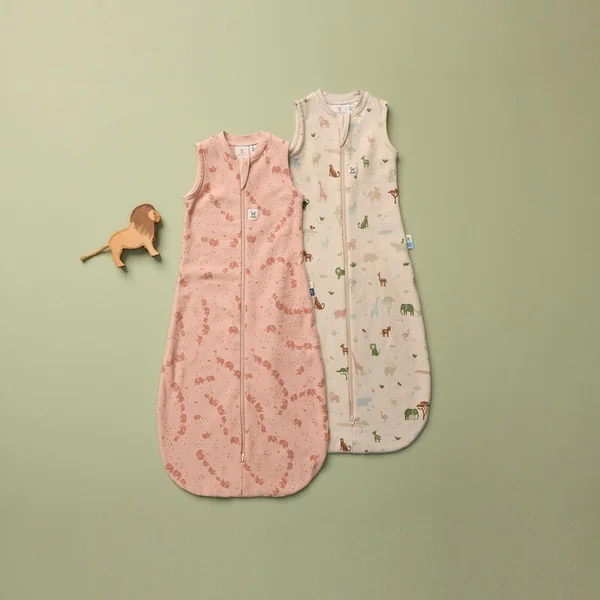 ERGOPOUCH Sac de couchage en coton biologique Jersey Savannah 8-24 m, 8-14 kg, 0,2 tog