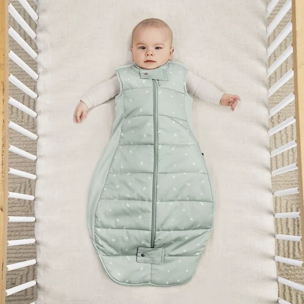 ERGOPOUCH Sac de couchage en coton biologique Sheeting Sage 8-24 m, 8-14 kg, 2,5 tog