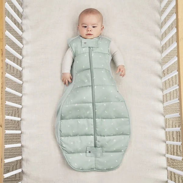 ERGOPOUCH Sac de couchage en coton biologique Sheeting Sage 8-24 m, 8-14 kg, 2,5 tog