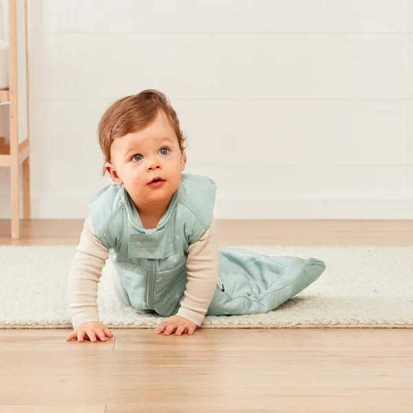 ERGOPOUCH Sac de couchage en coton biologique Sheeting Sage 8-24 m, 8-14 kg, 2,5 tog