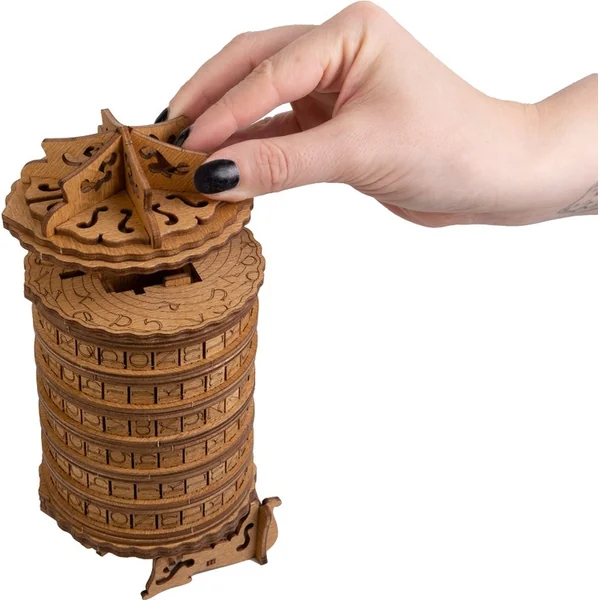 EscapeWelt Casse-tête en bois Cryptex
