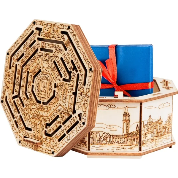 EscapeWelt Puzzle en bois 3D Secret Maze Box