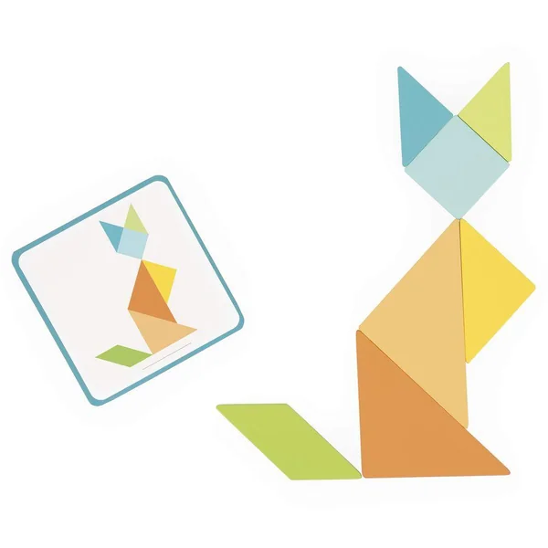 ESSENTIEL - LE TANGRAM - EN BOIS