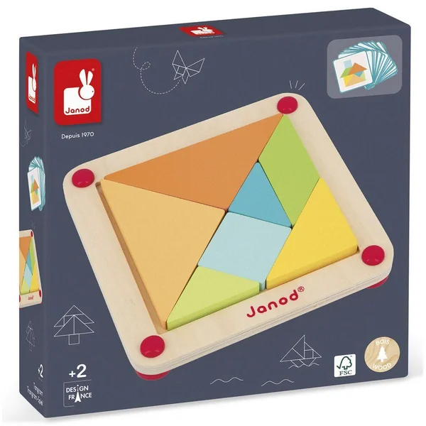 ESSENTIEL - LE TANGRAM - EN BOIS