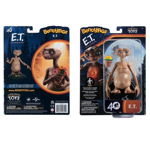 E.T. figurine flexible Bendyfigs E.T., l’extra-terrestre 14 cm