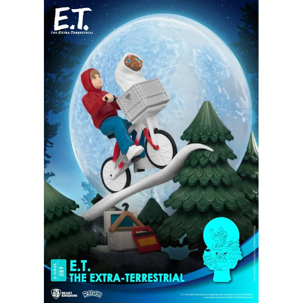 E.T. l´extra-terrestre diorama PVC D-Stage Iconic Movie Scene Beast Kingdom 15 cm
