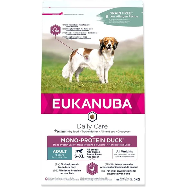 Euk Daily Care Adult Mono Protein Canard 2,3kg