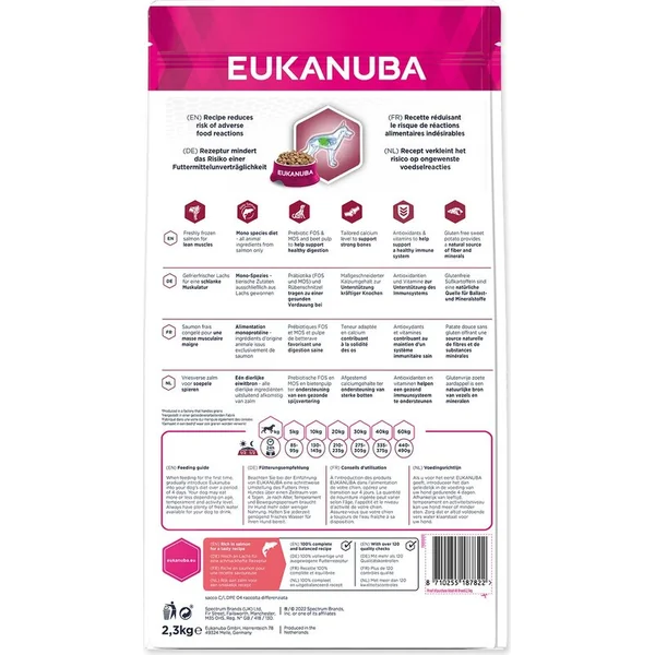 Euk Daily Care Adult Mono Protein Saumon 2,3kg