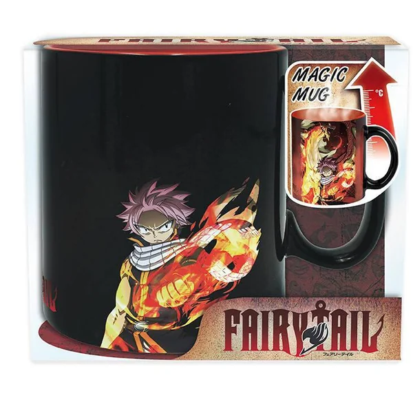 FAIRY TAIL MUG HEAT CHANGE 460 ML NATSU & LUCY
