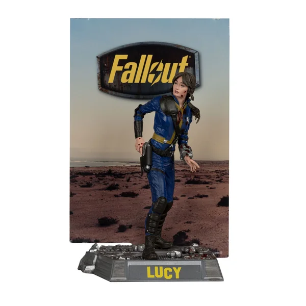 Fallout pack 4 statuettes PVC Lucy, Maximus, The Ghoul & Vault Boy McFarlane 15 cm