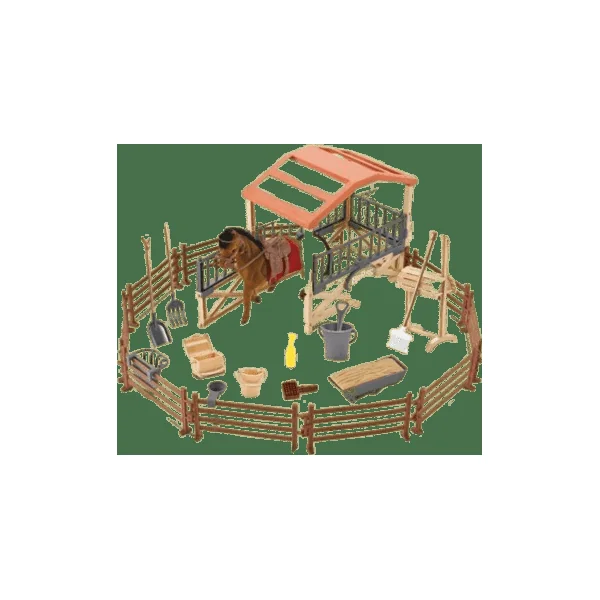 Ferme équestre - grand ensemble de 33 pièces