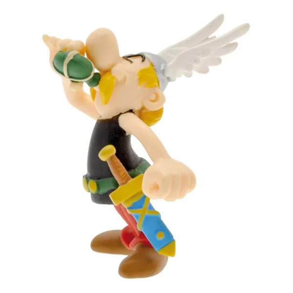 FIGURINE ASTERIX BUVANT LA POTION MAGIQUE - ASTERIX ET OBELIX