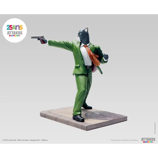 Figurine Blacksad paré à tirer Attakus 2023 (C830)