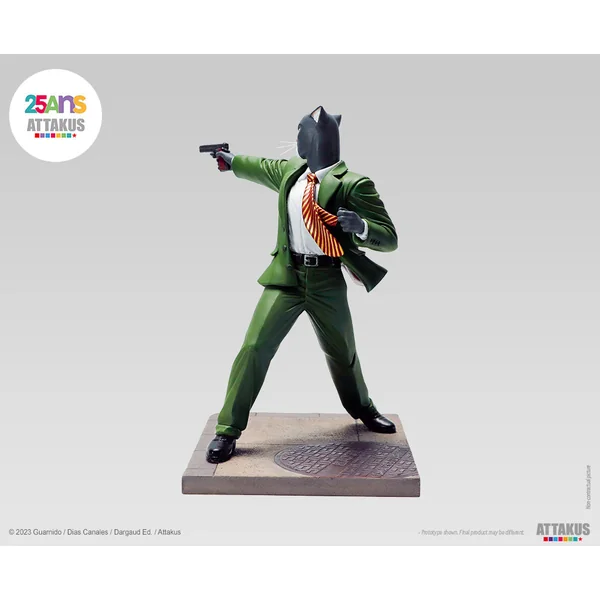 Figurine Blacksad paré à tirer Attakus 2023 (C830)