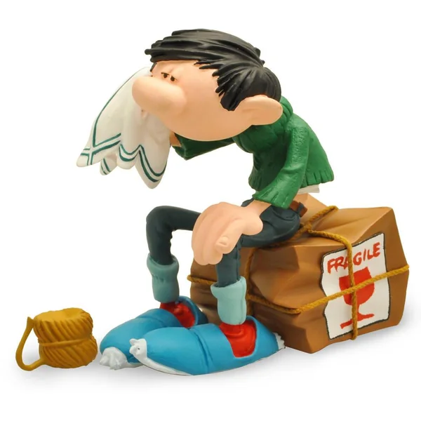 FIGURINE DE COLLECTION GASTON CAISSE FRAGILE