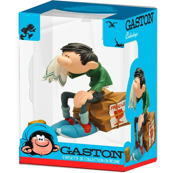 FIGURINE DE COLLECTION GASTON CAISSE FRAGILE
