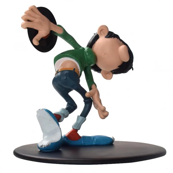 Figurine de collection Gaston Lagaffe Discobole (version couleurs) Collector BD 2021