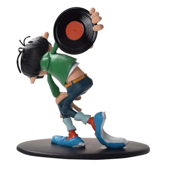 Figurine de collection Gaston Lagaffe Discobole (version couleurs) Collector BD 2021