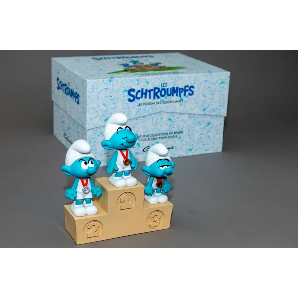 Figurine de collection Les Schtroumpfs Le Podium des Schtroumpfs, Collectoys 2024 (00424)