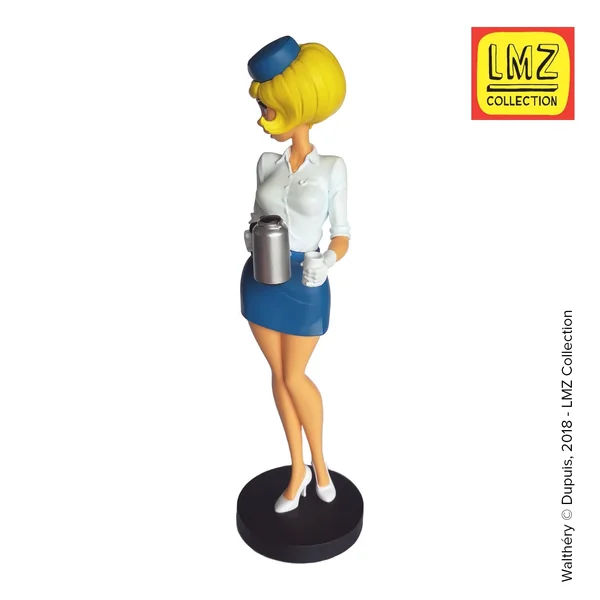 Figurine de collection Natacha l'hôtesse de l'air François Walthéry, LMZ Collectibles 2018 (lmz018)