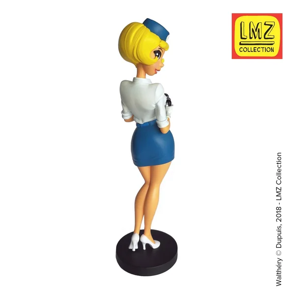 Figurine de collection Natacha l'hôtesse de l'air François Walthéry, LMZ Collectibles 2018 (lmz018)