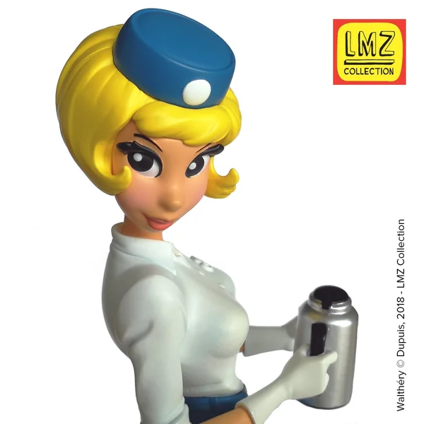 Figurine de collection Natacha l'hôtesse de l'air François Walthéry, LMZ Collectibles 2018 (lmz018)