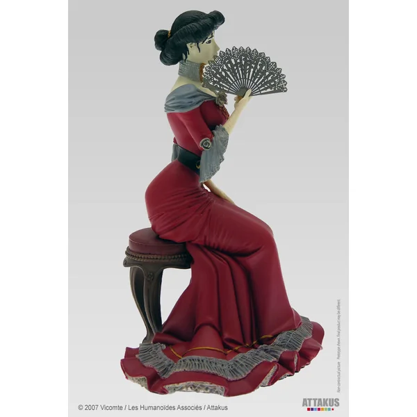 Figurine de collection Sasmira (version rouge) Laurent Vicomte Attakus 2006 (c738)