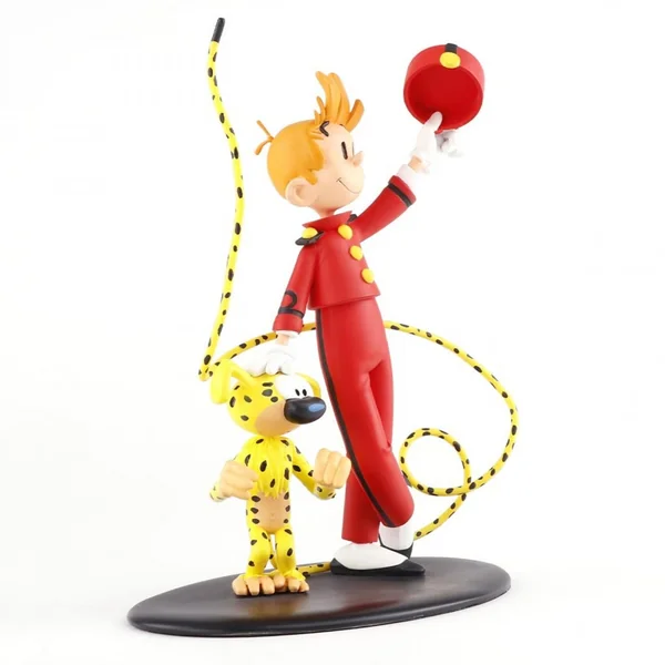 Figurine de collection Spirou et le Marsupilami par Franquin (version couleurs) Collector BD 2023