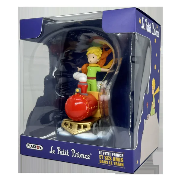 Figurine Le Petit Prince et ses amis dans le train Plastoy (40455)