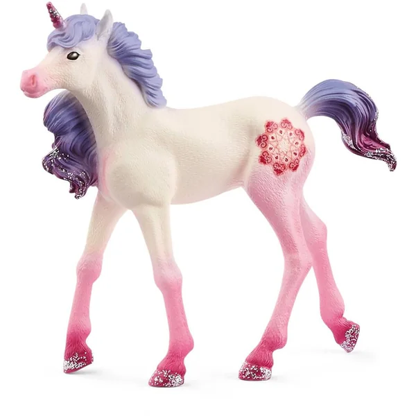 FIGURINE LICORNE MANDALA POULAIN